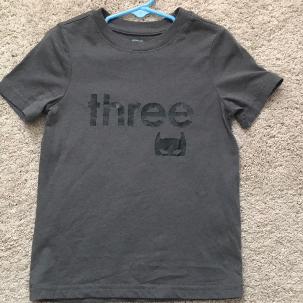 Batman shirt “three” 3t worn once